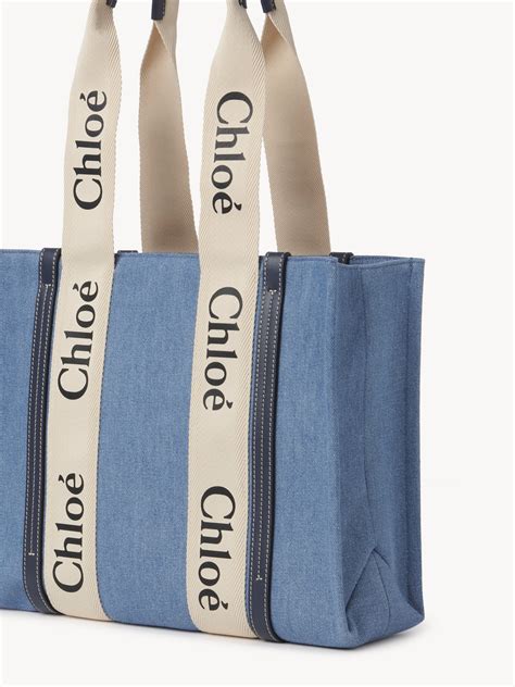 chloe tote medium vs large|chloe denim tote.